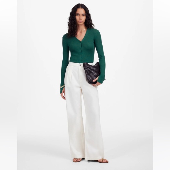 Madewell The Harlow Wide-Leg Jean: Airy Denim Edition baggy straight jeans 32 - Picture 1 of 9